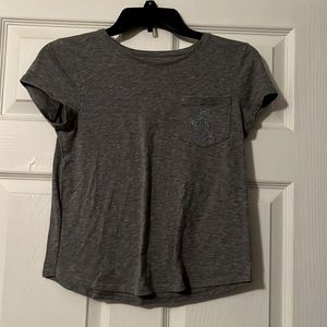GIRLS UNICORN TEE : SIZE LARGE